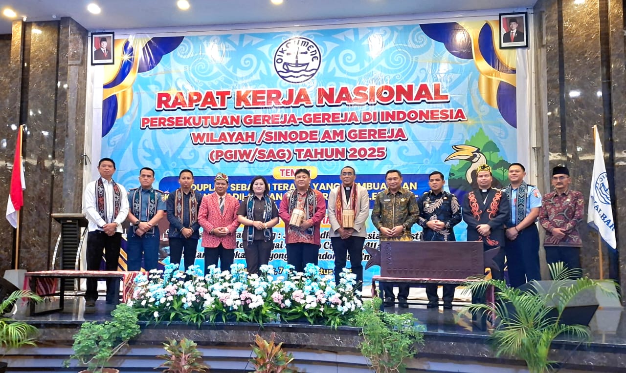 Rakernas PGIW-SAG 2025 di Pontianak Resmi Dibuka: Gereja Dipanggil Membawa Keadilan dan Kebenaran